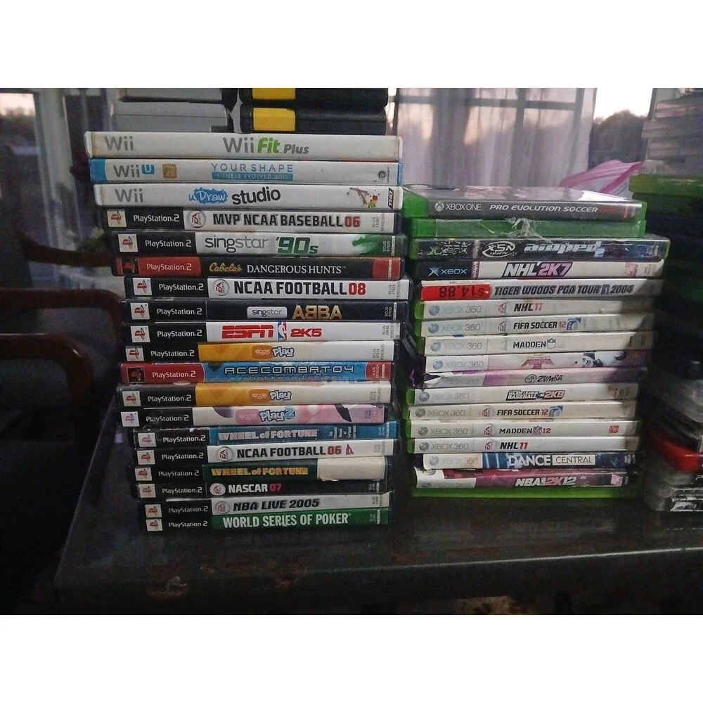 video games Playstation 1 2 3 And 4, Xbox Xbox 360 And Xbox One, Sega And More